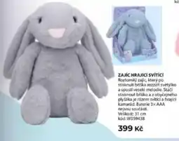 Wiky Zajíc hrající svítící nabídka