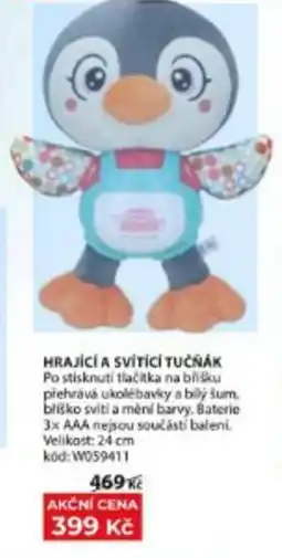 Wiky Hrající a svítící tučnák nabídka