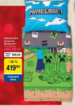 Tesco Minecraft nabídka