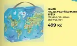 Wiky Janod puzzle v kufříku mapa světa nabídka