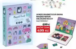 Wiky Janod magnetická kniha Magnetibook oblékání holky nabídka