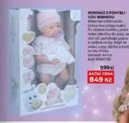 Wiky Miminko s pohyblivou mimikou nabídka