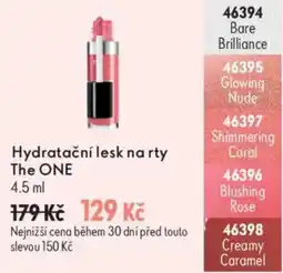 Oriflame The ONE Hydratační lesk na rty nabídka