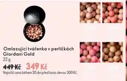 Oriflame Giordani Gold Omlazující tvářenka v perličkách nabídka