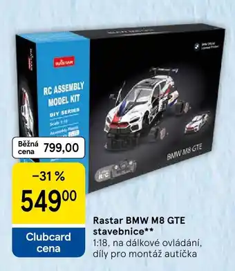 Rastar bmw m8 gte stavebnice