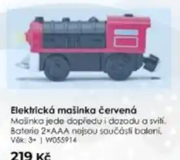 Wiky Elektrická mašinka červená nabídka
