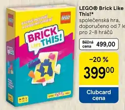 Tesco LEGO Brick Like This! nabídka