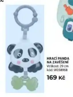 Wiky Hrácí panda na zavěšení nabídka