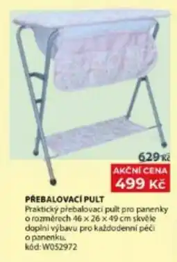 Wiky Přebalovací pult nabídka