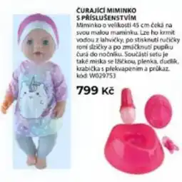 Wiky Čurající miminko s příslušenstvím nabídka