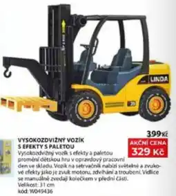 Wiky Linda vysokozdvizny vozik s efekty s paletou nabídka
