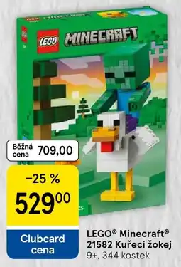 Tesco LEGO Minecraft 21582 Kuřecí žokej nabídka