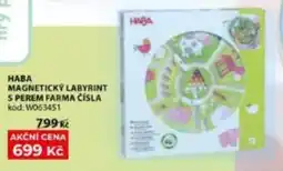 Wiky Haba magnetický labyrint s perem farma čísla nabídka