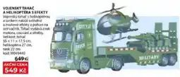 Wiky City III vojenský tahač a helikoptéra s efekty nabídka
