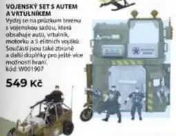 Wiky Vojenský set s autem a vrtulníkem nabídka