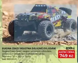 Wiky Bugina crazy beastna dálkové ovládání nabídka