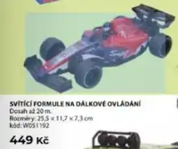 Wiky svítící formule na dálkové ovládání nabídka