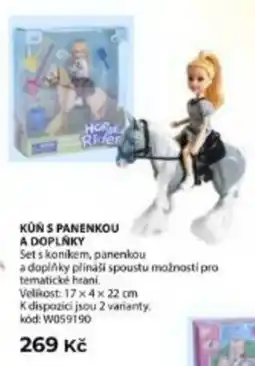 Wiky Horse Rider Kůň s panenkou a doplňky nabídka