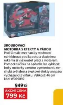Wiky Šroubovací motorka s efekty a párou nabídka