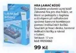 Wiky Hra lamač kódů nabídka