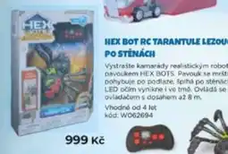 Wiky Hex bot rc tarantule lezou po stěnách nabídka