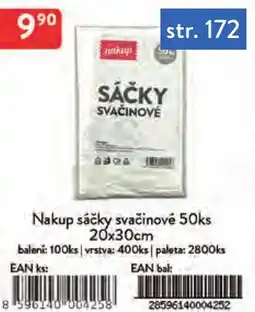 Qanto Nakup sáčky svacínové nabídka