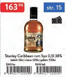 Qanto Stanley caribbean rum 5yo nabídka