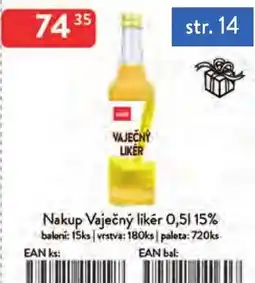 Qanto Nakup Vaječný likér 15% nabídka