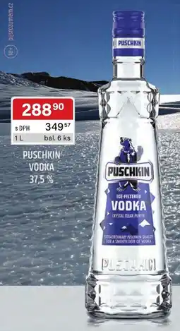 Qanto Puschkin vodka nabídka