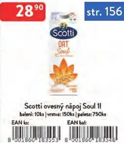 Qanto Scotti ovesný nápoj Soul nabídka