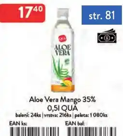 Qanto Qua Aloe Vera Mango 35% nabídka