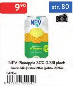 Qanto NPV Pineapple 30% nabídka