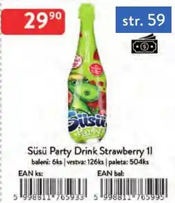 Qanto Süsü Party Drink Strawberry nabídka