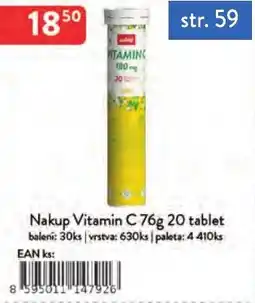 Qanto Nakup Vitamin C 76g 20 tablet nabídka