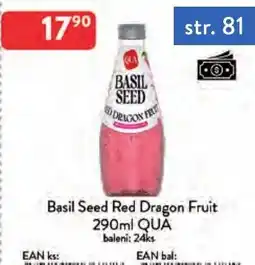 Qanto Qua basil seed red dragon fruit nabídka