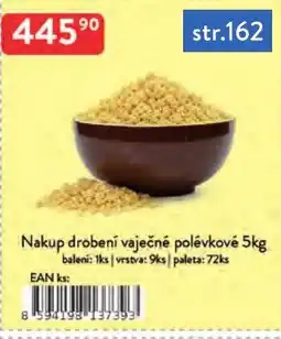 Qanto Nakup drobení vaječné polévkové nabídka