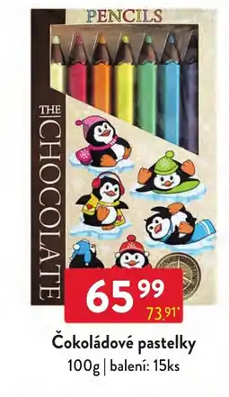 Qanto The Chocolate čokoládové pastelky nabídka