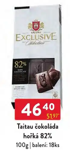 Qanto Taitau čokoláda hořká 82% nabídka