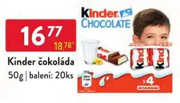 Qanto Kinder čokoláda nabídka