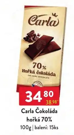 Qanto Carla čokoláda hořká 70% nabídka