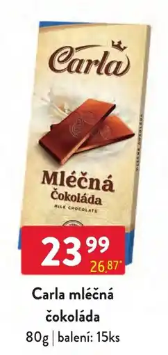 Qanto Carla mléčná čokoláda nabídka