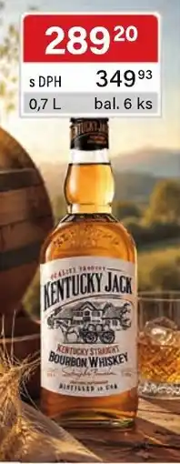Qanto Kentucky Jack Bourbon Whiskey nabídka