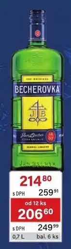 Qanto Becherovka nabídka
