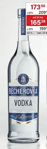 Qanto Becherovka Vodka nabídka