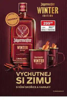 Qanto Jägermeister winter edition nabídka