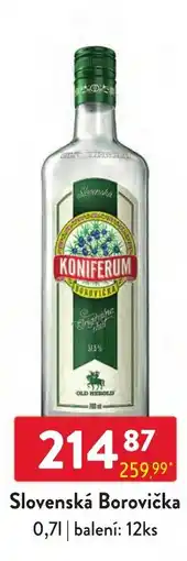 Qanto Slovenská Borovička nabídka