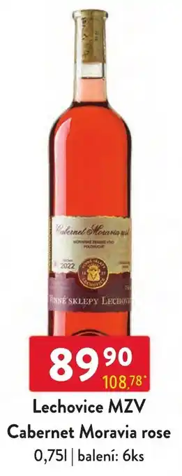 Lechovice MZV Cabernet Moravia rose