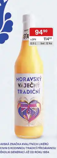 Qanto Moravský vaječný tradiční nabídka