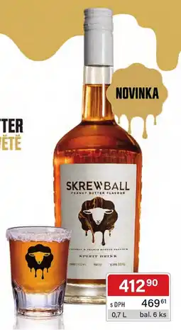 Qanto Skrewball peanut butter flavour nabídka