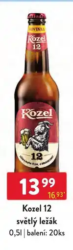 Qanto Kozel 12 světlý ležák nabídka